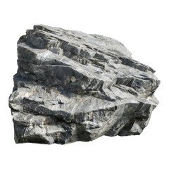 Rock isolated on transparent background