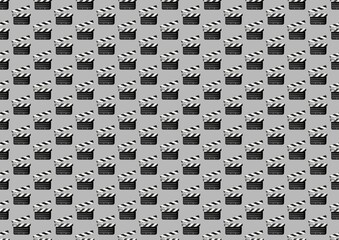 Fototapeta premium Camera motor. Filming. Flap. Numerator. Cinema. Pattern numberer. Cinema pattern