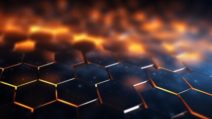 An electric blue and orange computer generated image depicts a wave resembling the sky meeting the water, with hints of wind waves and geological phenomena