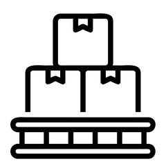 pallet line icon