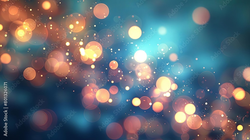 Aufkleber a colorful array of lights illuminate the night sky, creating a mesmerizing ambiance
