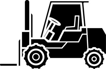 Forklift Vector Illustration