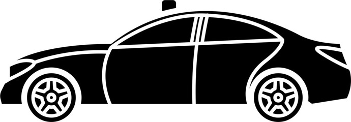 Police Car Vector Illustration © panadesignteam