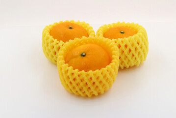 oranges isolated on white background