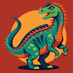 Dinosaur vector art for t-shirts design