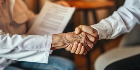 Hello, healthcare caregiver, senior medical insurance help, nursing home nurse, and consultation. Hello, thank you, and retirement clinic doctor-patient agreement