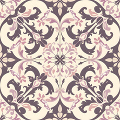 A graphic wallpaper pattern for floor tiles or walls.