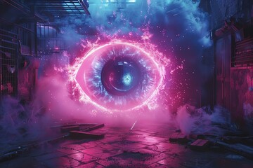 Unleash the power of futuristic flair fused with surrealistic wonders from behind the scene Incorporate mind-bending technologies into a canvas of unexpected camera angles, creating an otherworldly vi