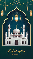 Islamic background for Eid al-Adha.