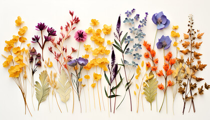 Fototapeta premium Pressed dried flower