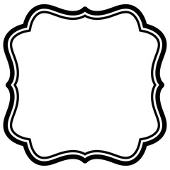 クラシックフレーム黒