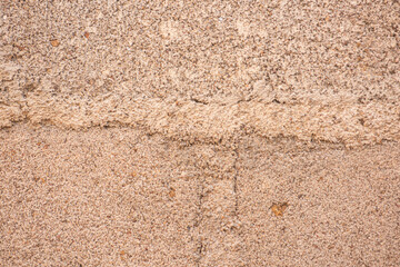 Rough surface of a cinder block wall