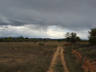 Rain Clouds in Valencia, Spain