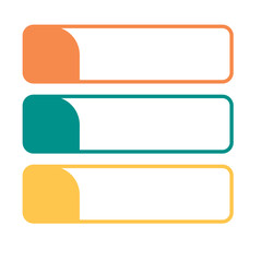 Infographic List Vector Design with 3 Step or Process