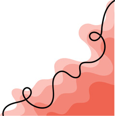 Wives Abstract Corner Decoration Design