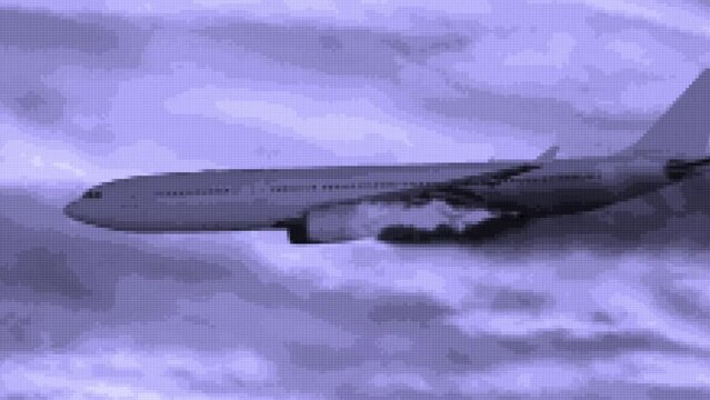 Plane crash 8 bit