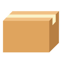 Sealed Cardboard Box Illustration