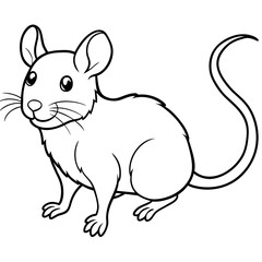 cute-rat vector design 