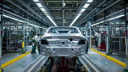 Precision meets progress in an automotive assembly line