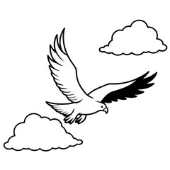 Bird coloring book vector illustration (53)