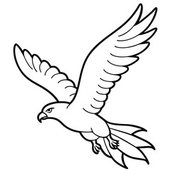 Bird coloring book vector illustration (60)