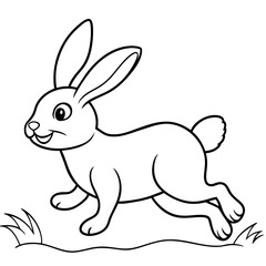 cute bunny coloring book vector (21)
