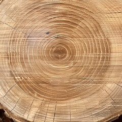 a close up of a tree stump showing the rings of a tree