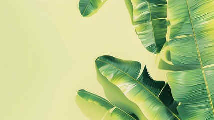 Minimalist Tropical Leaf Design for LOHAS Lifestyle Event Poster
