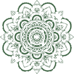 Beautiful mandala art, vector mandala design