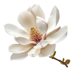 white magnolia flower