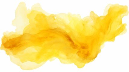 Watercolor texture of stains. Abstract texture pastel yellow color