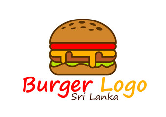 Burger logo with the title 'burger logo'
