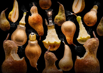 Pyrus lux (Glühbirne) · Ein Motiv aus meiner Fotoserie "Fruta incognita"