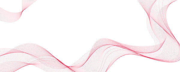 abstract background with red waves