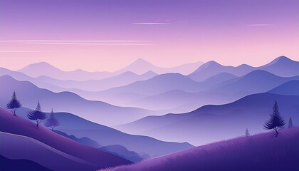 Beautiful gradient purple background, texture and softness