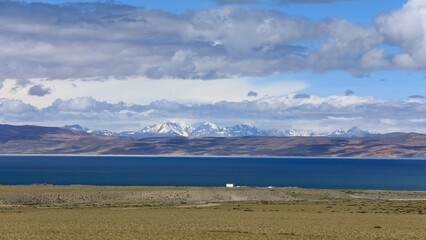 Fototapeta na wymiar Lake Manasarovar, Himalayas, Xizang (Tibet), China