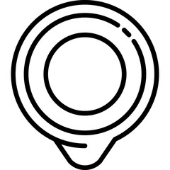 Circle Location Icon