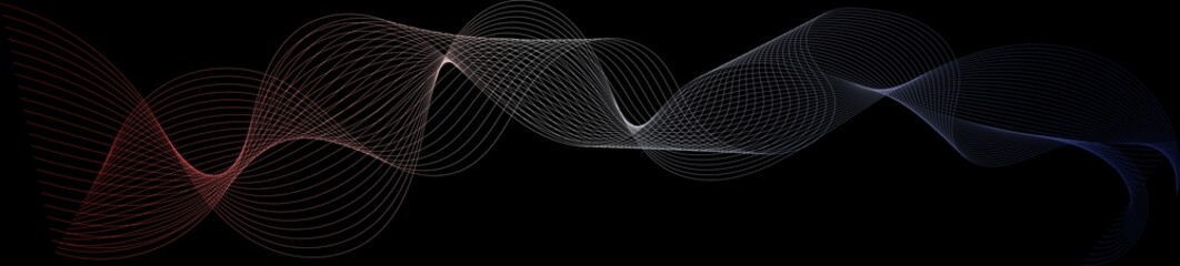 abstract line 3d look wave gradient