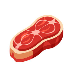 Obraz premium fresh meat steak food for bbq, meal from butcher shop isolated