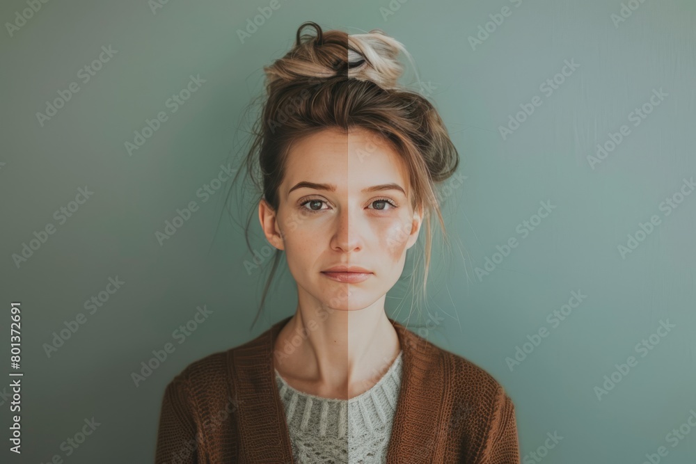 Poster adults utilize natural aging techniques to enhance skin elasticity and support generational health w