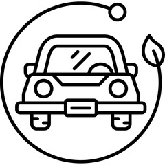 Sustainable Transportation Icon