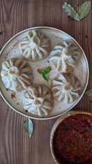 Georgian Khinkali dumplings 