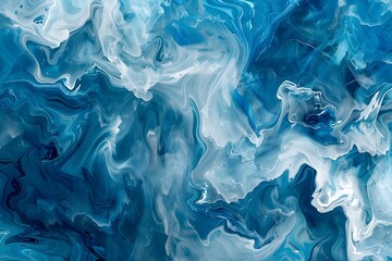 blue wave flow background 