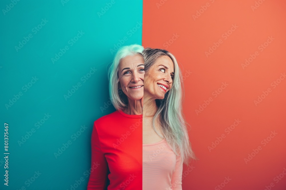 Poster aging gracefully for adults includes maintaining skin elasticity through natural aging methods to su