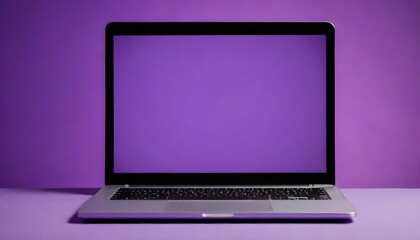 laptop computer with blank screen