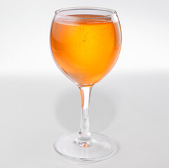 Honigglas, Apfelsaft, Weinglas, Saft, isoliert,