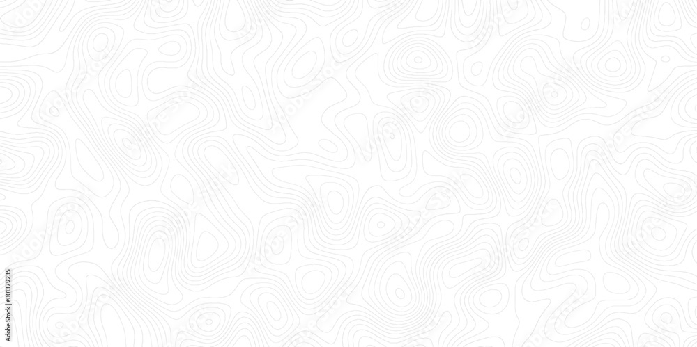 Aufkleber Topographic map background with geographic line map with elevation assignments.Modern design with White topographic wavy pattern design. Paper Texture Imitation of a Geographical map shades .