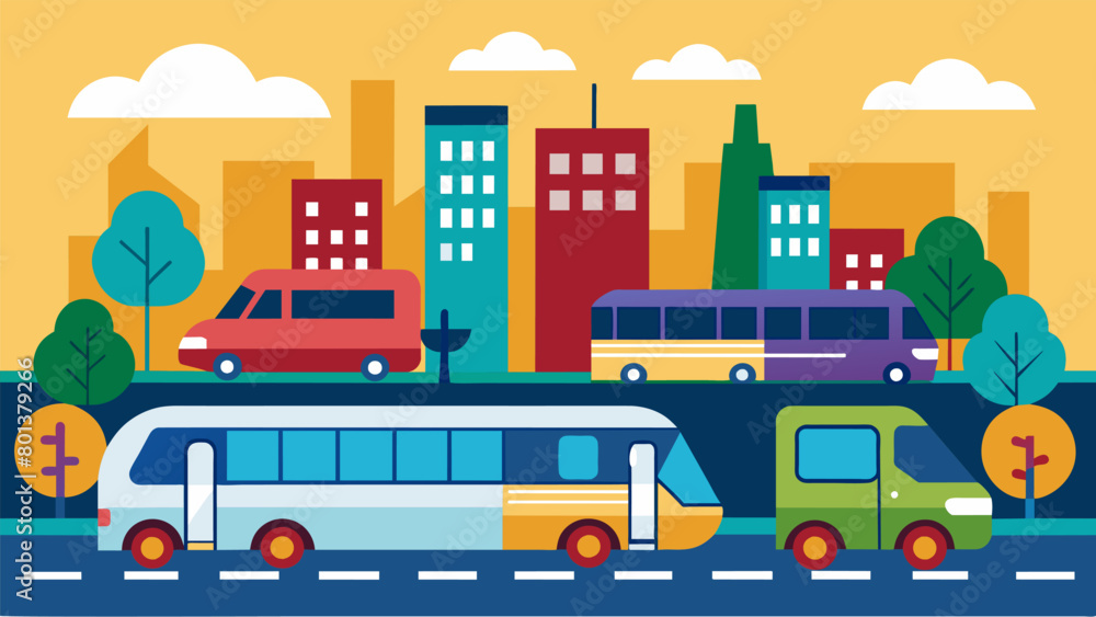 Poster a public transit system with designated quiet cars for individuals who need a peaceful commute.. vec