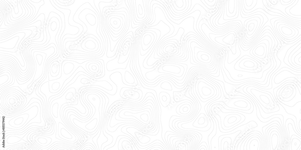 Aufkleber Topographic map background with geographic line map with elevation assignments.Modern design with White topographic wavy pattern design. Paper Texture Imitation of a Geographical map shades .