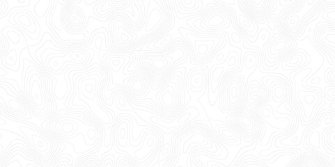 Topographic map background with geographic line map with elevation assignments.Modern design with White topographic wavy pattern design. Paper Texture Imitation of a Geographical map shades .